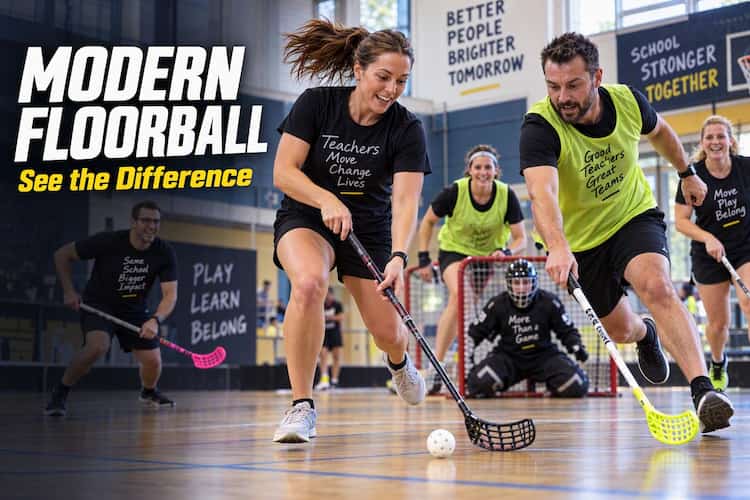Fast-paced Modern Floorball